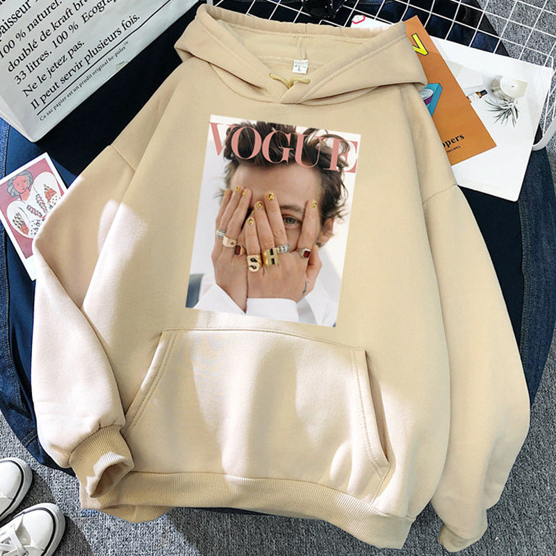 Hoodie Ladies Pullover Large Sweatshirt Streetwear