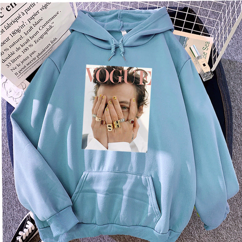 Hoodie Ladies Pullover Large Sweatshirt Streetwear