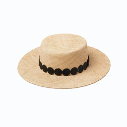 Luxe Trendy Pork Pie Boater Natural Bao Straw Sun Shade Hat For Women Lady Fashion Dress