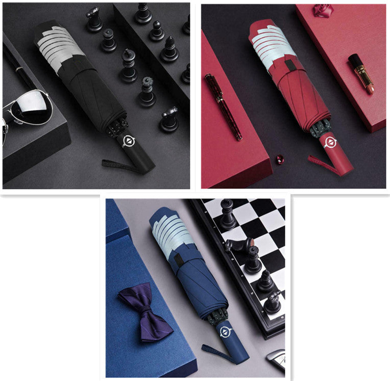 Automatic Luxe Reverse Folding Umbrella