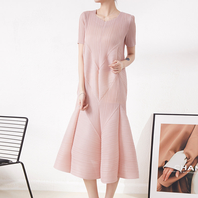 French Entry Lux Cold Wind High Sense Dress