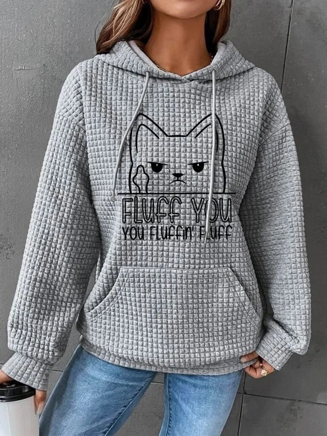 Comfort Loose Casual Drawstring Hoodie